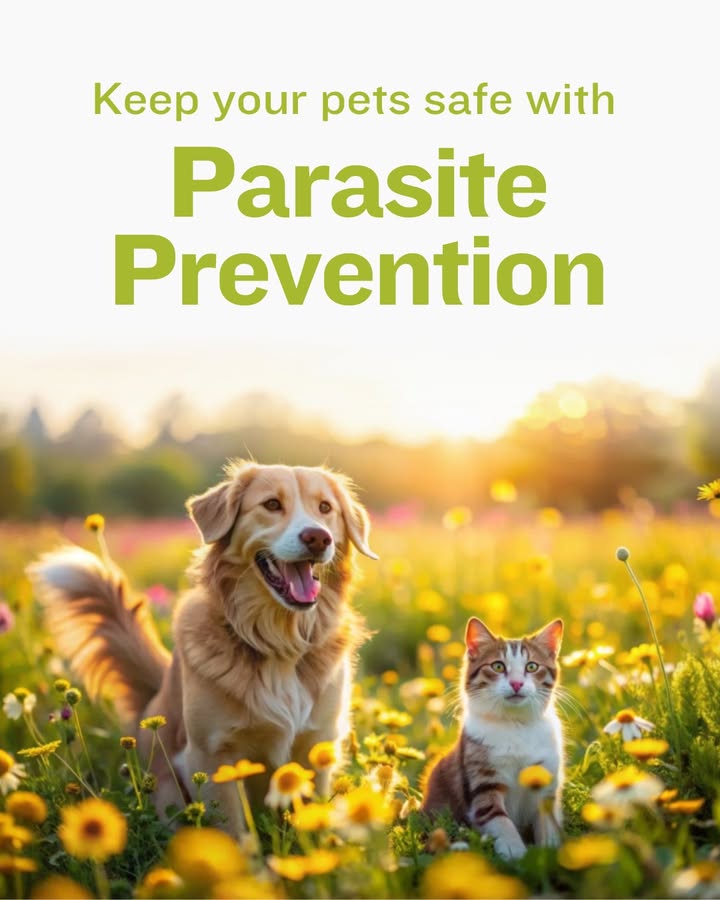 As the weather warms up, parasites become more active