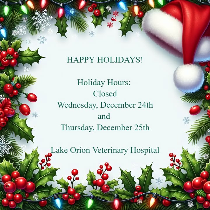 A post from Lake Orion Veterinary Hospital