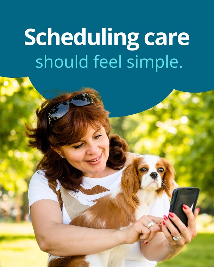 Scheduling care should feel simple