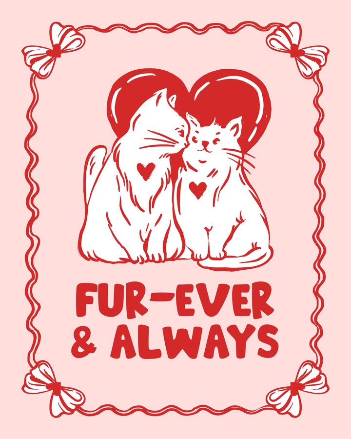 Roses are red, violets are blue, our Valentines have paws… and probably sheds too❤️