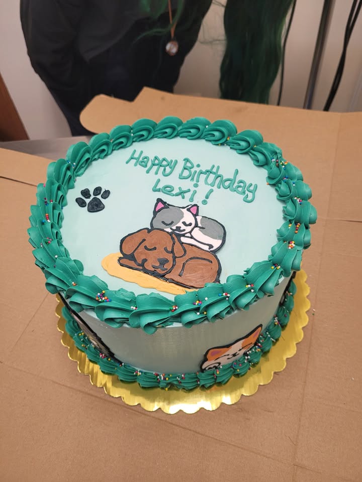We celebrated our veterinary assistant Lexi's birthday a few weeks ago