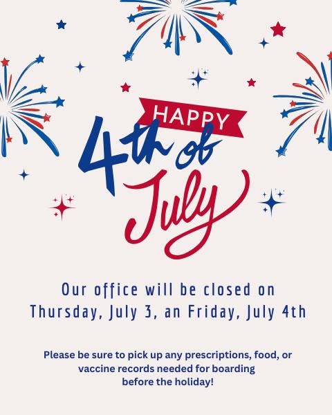 Our office will be closed on Thursday and Friday for the Fourth of July holiday