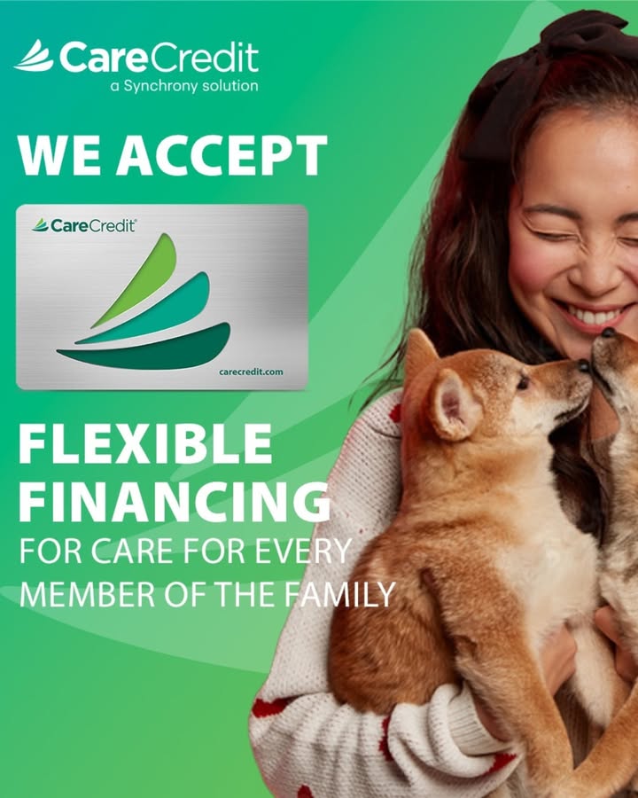 We now accept Care Credit!