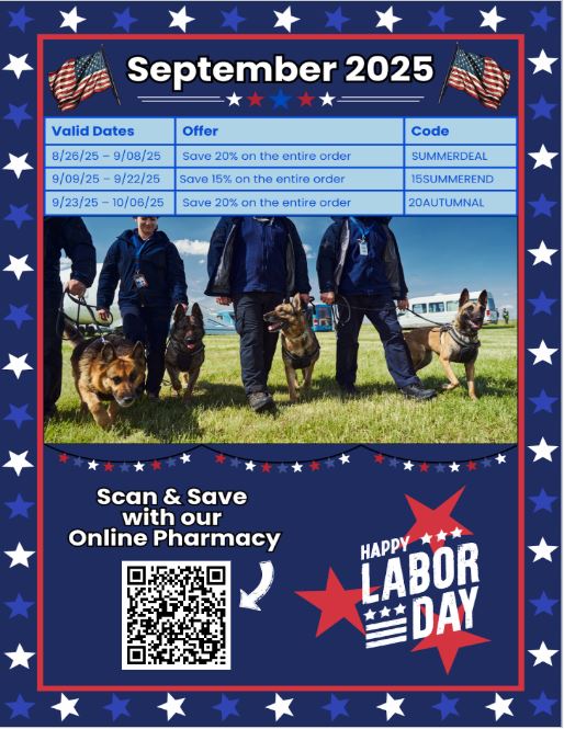 📣September's on-line pharmacy promo codes📣